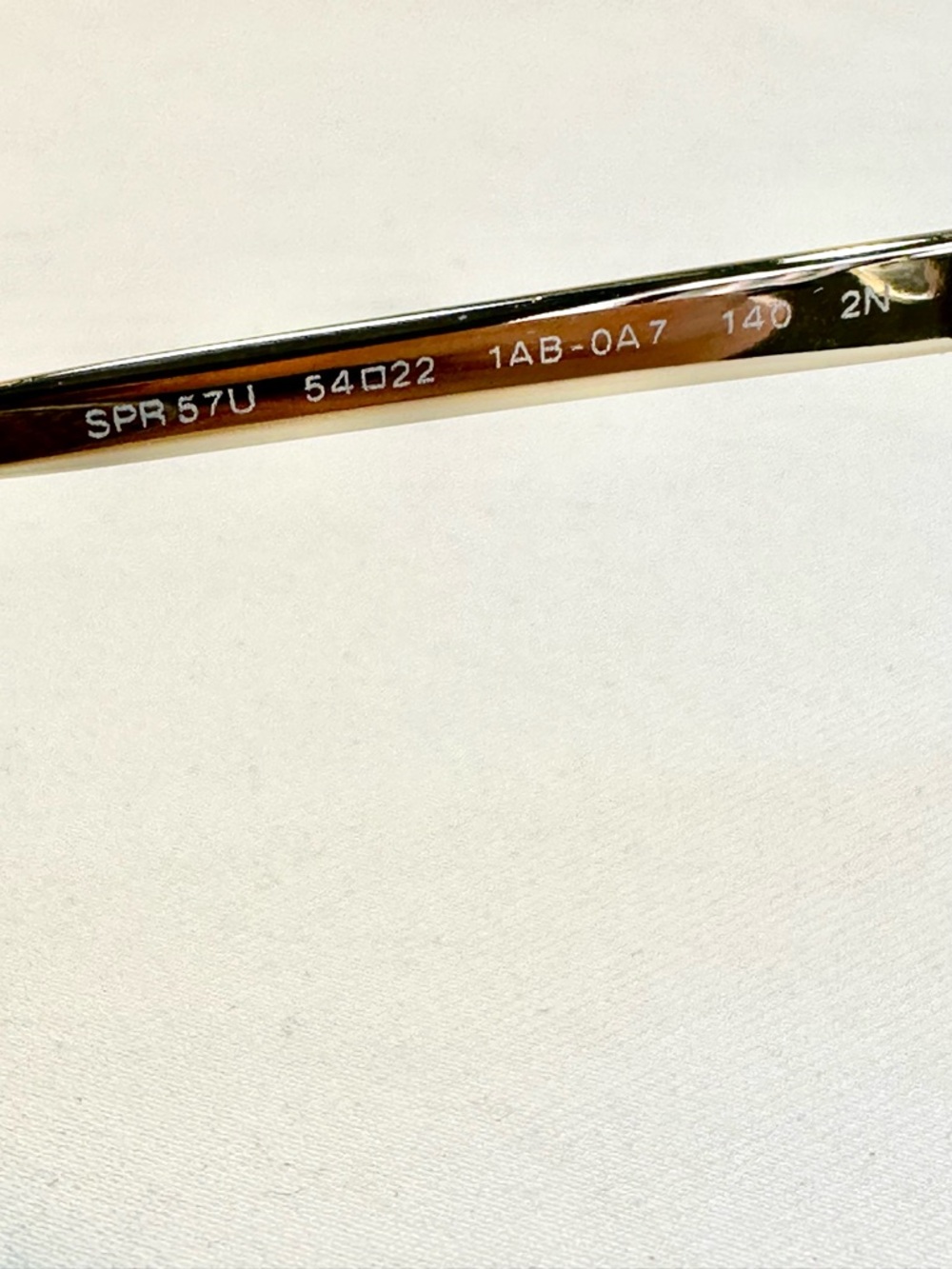 Prada Sunglasses Black & Gold tone Frame Geometric design Gradient lens Italy - Picture 9 of 9